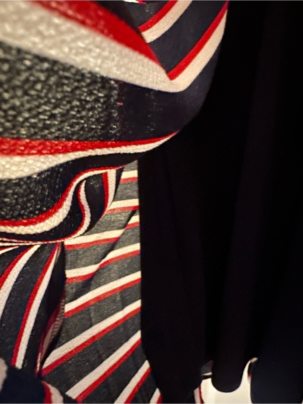 🇺🇸 Monteau Navy, Red & White Striped Dress - Picture 6 of 7
